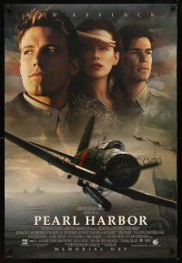 1j577 PEARL HARBOR advance DS 1sh '01 Ben Affleck, Kate Beckinsale, Josh Hartnett, World War II!