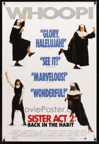1j696 SISTER ACT 2 int'l 1sh '93 Whoopi Goldberg, Kathy Najimy, James Coburn, Maggie Smith