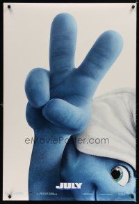 1j704 SMURFS 2 advance DS 1sh '13 fantasy adventure family comedy, cool image of CG character!