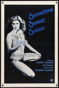 1j711 SOMETIME SWEET SUSAN 1sh '74 Gallery's super sexy nearly-naked cover girl Shawn Harris!
