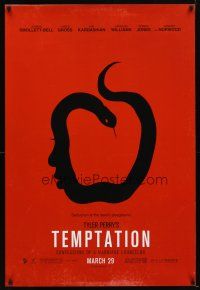 1j770 TEMPTATION: CONFESSIONS OF A MARRIAGE COUNSELOR teaser DS 1sh '13 apple & snake silhouette!