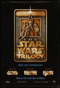 1k038 STAR WARS TRILOGY Aust 1sh '97 George Lucas, Empire Strikes Back, Return of the Jedi!