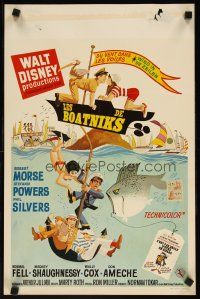1k088 BOATNIKS Belgian '70 Walt Disney, Phil Silvers, Stefanie Powers & Robert Morse!
