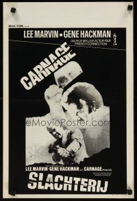 1k111 PRIME CUT Belgian '72 Lee Marvin with machine gun, Gene Hackman with meat cleaver!