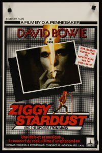 1k123 ZIGGY STARDUST & THE SPIDERS FROM MARS Belgian '83 David Bowie, D. A. Pennebaker directed!