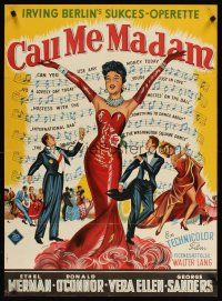 1k364 CALL ME MADAM Danish R60s Ethel Merman, O'Connor & Vera-Ellen sing Irving Berlin songs!