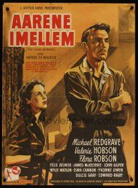 1k473 YEARS BETWEEN Danish '49 Michael Redgrave, Valerie Hobson's spouse who returns from the dead
