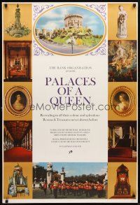 1k025 PALACES OF A QUEEN English 1sh '67 English royalty, narrated by Michael Redgrave!