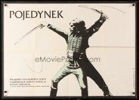 1k604 DUELLISTS Polish 27x38 '78 Harvey Keitel, cool Schejbal & Klimowski fencing art!