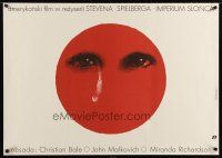 1k605 EMPIRE OF THE SUN Polish 27x38 '89 Stephen Spielberg, 1st Christian Bale, Pagowski art!