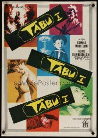 1k080 TABOOS OF THE WORLD Yugoslavian '63 I Tabu, AIP, it's the picture that OUT-MONDO's them all!