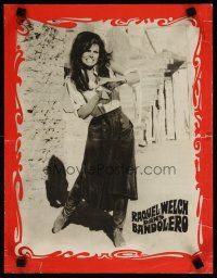 1m451 BANDOLERO French '68 great image of sexy Raquel Welch firing gun!