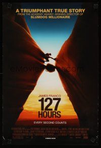 1m783 127 HOURS mini poster '10 Danny Boyle, James Franco, cool image of climber over rock!