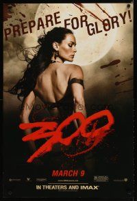 1m367 300 special 24x36 '06 Zack Snyder directed, Gerard Butler, sexy Lena Headly as Queen Gorgo!