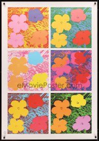 1m044 ANDY WARHOL FLOWERS 32x46 French art print '99 colorful artwork of blooms!
