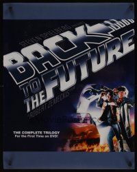 1m731 BACK TO THE FUTURE TRILOGY plastic video poster '02 art of Michael J. Fox & Lloyd by Drew