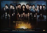 1m368 COMPLETE TWILIGHT SAGA special 27x39 '12 Kristen Stewart, Robert Pattinson, Taylor Lautner!