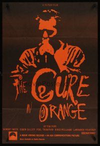1m534 CURE IN ORANGE 23x34 music poster '87 rock & roll, cool artwork of Robert Smith on stage!