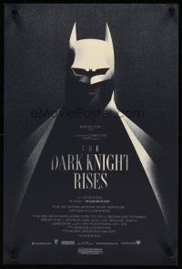 1m575 DARK KNIGHT RISES numbered Mondo Olly Moss screenprint 16x24 poster '12 Bale as Batman!