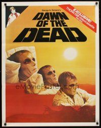 1m738 DAWN OF THE DEAD video poster R80s George Romero, there's no more room in HELL for the dead!