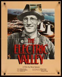1m388 ELECTRIC VALLEY special 20x25 '83 image of worker and Tennessee Valley Authority projects!