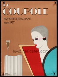 1m016 LA COUPOLE signed 25x33 French advertising poster '80s by artist Razzia!
