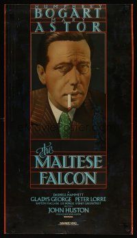 1m757 MALTESE FALCON video poster R81 Humphrey Bogart, Peter Lorre, directed by John Huston!