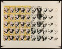 1m041 MARILYN MONROE 23x29 art print '80s Andy Warhol's diptych of the sexy actress, classic!