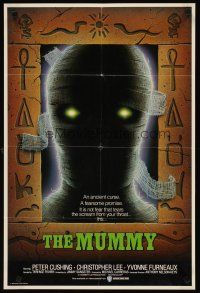 1m759 MUMMY video poster R85 Terence Fisher Hammer horror, Christopher Lee as the monster!