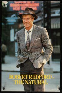 1m427 NATURAL special 21x32 '84 cool different image of Robert Redford in suit, baseball!