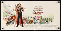 1m429 OCTOPUSSY English special 12x24 '83 art of Maud Adams & Roger Moore by Gouzee!