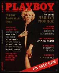 1m020 PLAYBOY 24x30 advertising poster '97 great image of super-sexy Marilyn Monroe!