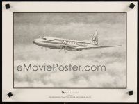 1m289 REPUBLIC AIRLINES 40TH ANNIVERSARY 12x16 art print '86 Ken Fox art of Convair 580 aircraft!