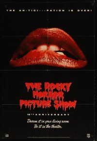1m771 ROCKY HORROR PICTURE SHOW video poster R90 close up lips image, a different set of jaws!