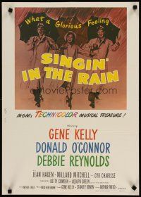 1m437 SINGIN' IN THE RAIN soundtrack special 19x27 '70s Gene Kelly, Donald O'Connor, Debbie Reynolds