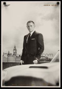 1m478 SKYFALL limited edition English special 14x20 '12 image of Daniel Craig as Bond, newest 007!