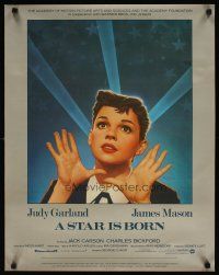 1m438 STAR IS BORN special 22x28 R83 great close up Amsel art of Judy Garland, classic!
