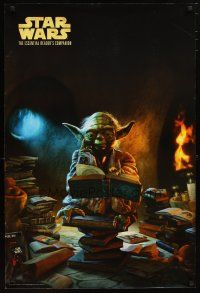 1m208 STAR WARS THE ESSENTIAL READER'S COMPANION 2-sided special 24x36 '12 art of Yoda reading!