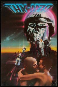 1m777 THX 1138 20x30 video poster R83 first George Lucas, completely different image!