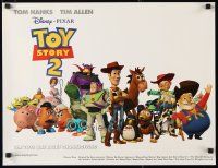1m445 TOY STORY 2 advance special 18x23 '99 Woody, Buzz Lightyear, Disney & Pixar animated sequel!