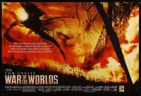 1m379 WAR OF THE WORLDS ComicCon special 27x40 '05 Tom Cruise, Steven Spielberg, fiery action!