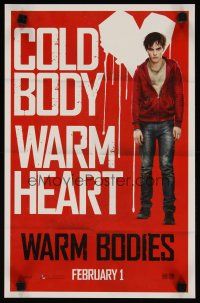 1m796 WARM BODIES mini poster '13 Nicholas Hoult, Teresa Palmer, cold body, warm heart!