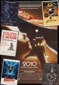 1p033 LOT OF 6 FOLDED ONE-SHEETS '70s-80s 2010, Ice Pirates, Nightflyers, Burn Out & more!