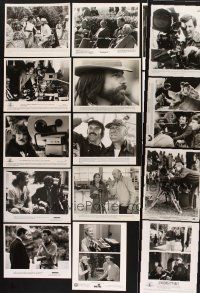 1p124 LOT OF 18 CANDID 8X10 STILLS '60s-90s cool behind-the-scenes images of directors & crew!