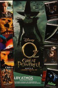 1p189 LOT OF 10 MOSTLY UNFOLDED MINI POSTERS '90s-00s Oz The Great & Powerful, Beautiful Mind