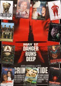 1p200 LOT OF 12 DOUBLE-SIDED BUS STOP POSTERS '90s Crimson Tide, Species, Judge Dredd & more!