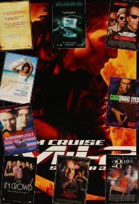 1p233 LOT OF 20 UNFOLDED DOUBLE-SIDED ONE-SHEETS '98 - '01 Mission: Impossible 2 & more!