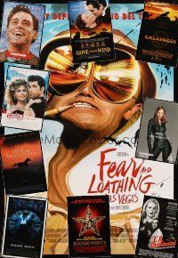1p264 LOT OF 18 UNFOLDED DOUBLE-SIDED & SINGLE-SIDED ONE-SHEETS '97 - '98 Fear & Loathing+more!