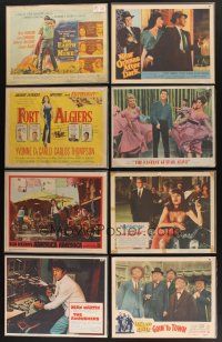 1p039 LOT OF 100 LOBBY CARDS '43 - '82 great images from a variety of movies!