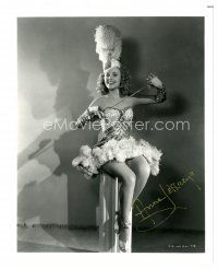 1r0813 ANNE JEFFREYS signed 8x10 REPRO still '80s full-length portrait wearing great costume!